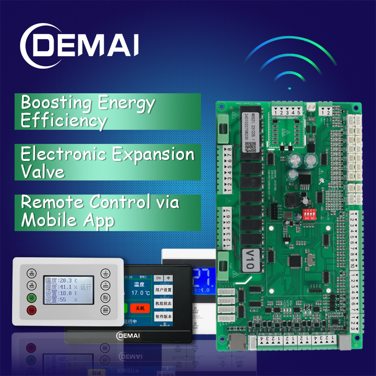 Common Multi-Line Controller for Central Air Conditioning Techniques and Wind Chiller Modules