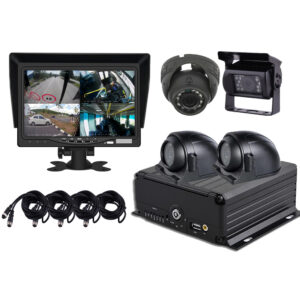 Prime-Promoting 1080P AHD DVR Automobile Digicam System with 4 Channels, 2TB HDD, and 512GB SD Card Storage – MDVR with 4G, GPS, and WiFi Safety Options