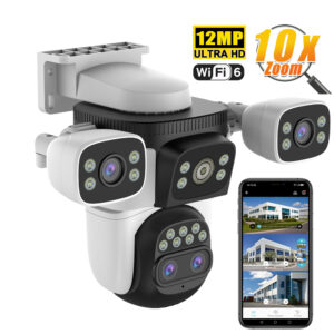 Vstarcam CS621ZS PTZ Surveillance Digicam – 12MP WiFi CCTV with Evening Imaginative and prescient, 10x Zoom, Two-Manner Audio, Outside Safety Digicam